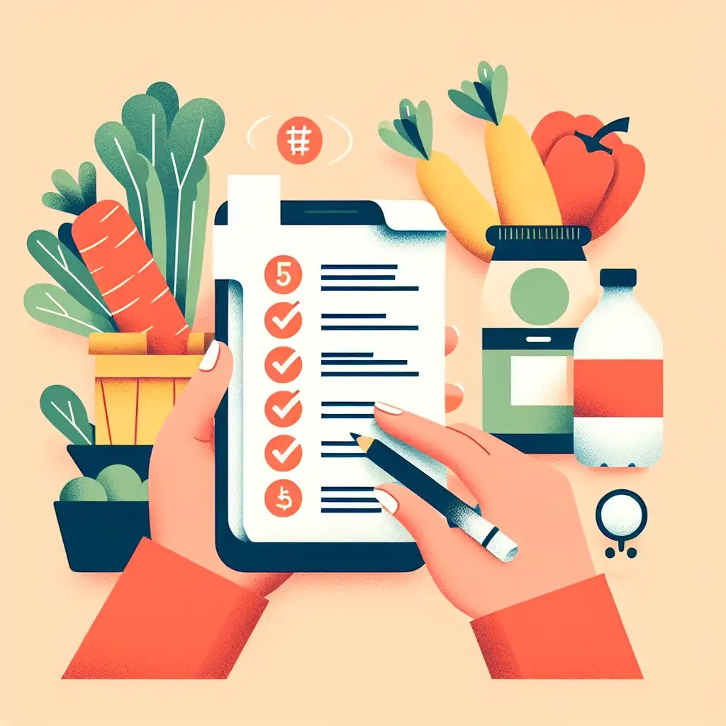 5 Tips Hemat Menyusun Daftar Belanja Makanan Sehat
