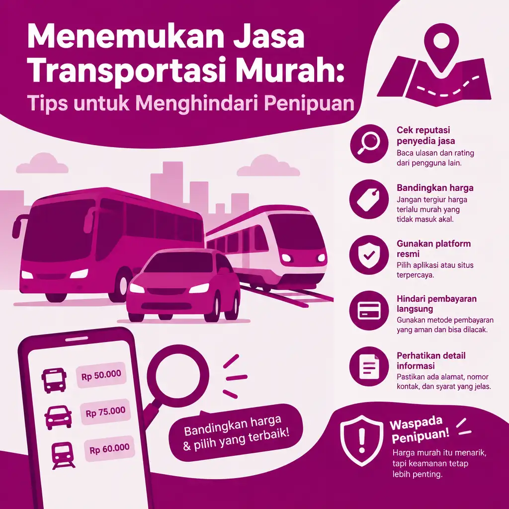Menemukan Jasa Transportasi Murah: Tips untuk Menghindari Penipuan